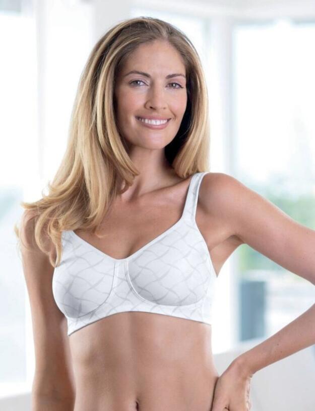 Anita Care Caroll Post Mastectomy Bra Bilateral White