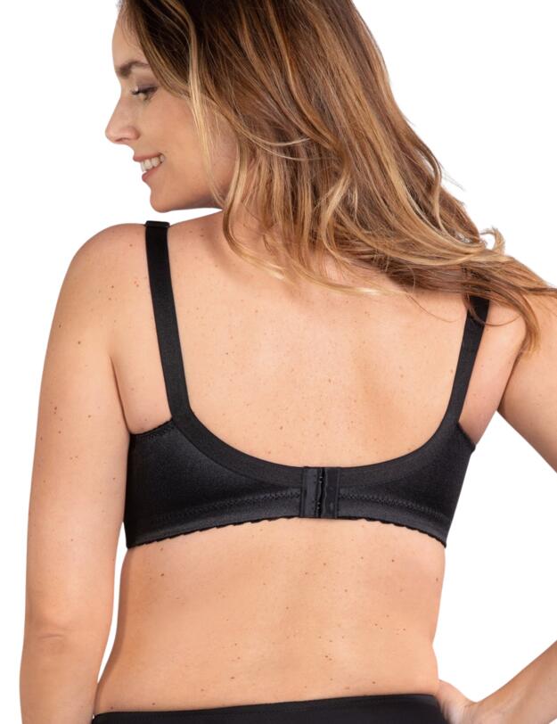 Naturana Plain Moulded Minimiser Soft Cup Bra Black