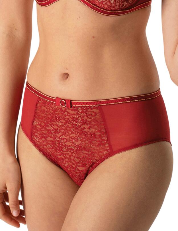 Empreinte Allure High Waist Brief Rubis