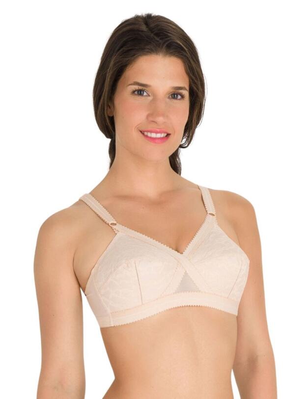 Playtex Cross Your Heart Non-Wired Bra Beige 