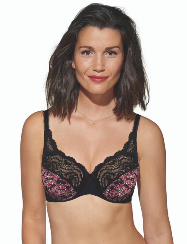  Playtex Flower Elegance Underwired Bra Wild Flowers 