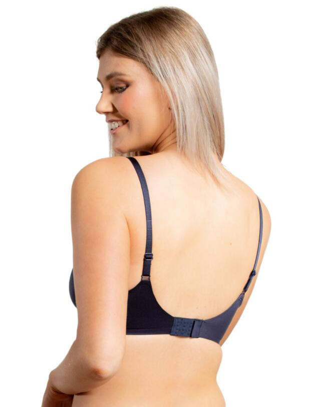 Royal Lounge Intimates Royal Delite Non-Wired Padded Bra in Deep Blue