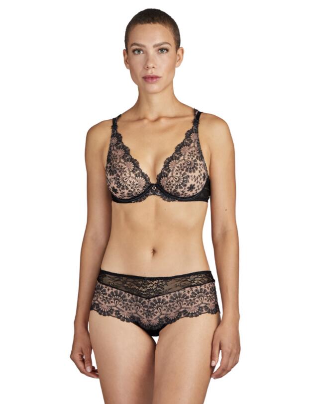 Aubade Art of Ink St Tropez Brief Icone Black