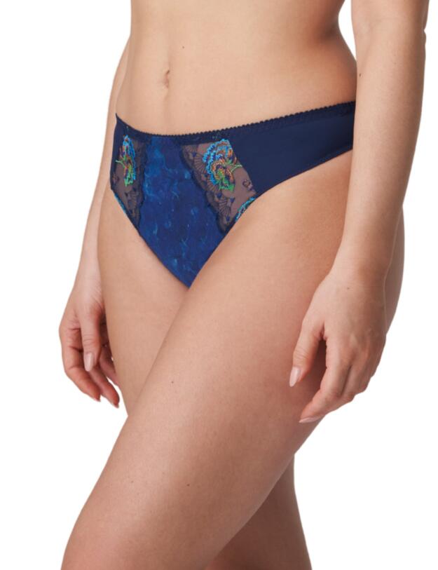 Prima Donna Palace Garden Thong Sapphire Blue 