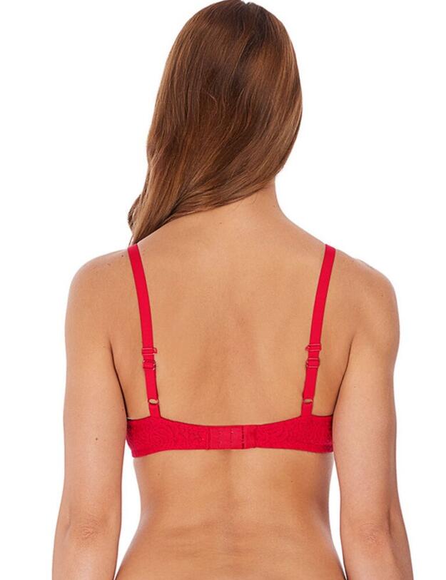 Wacoal Halo Lace Underwired Bra Lipstick Red