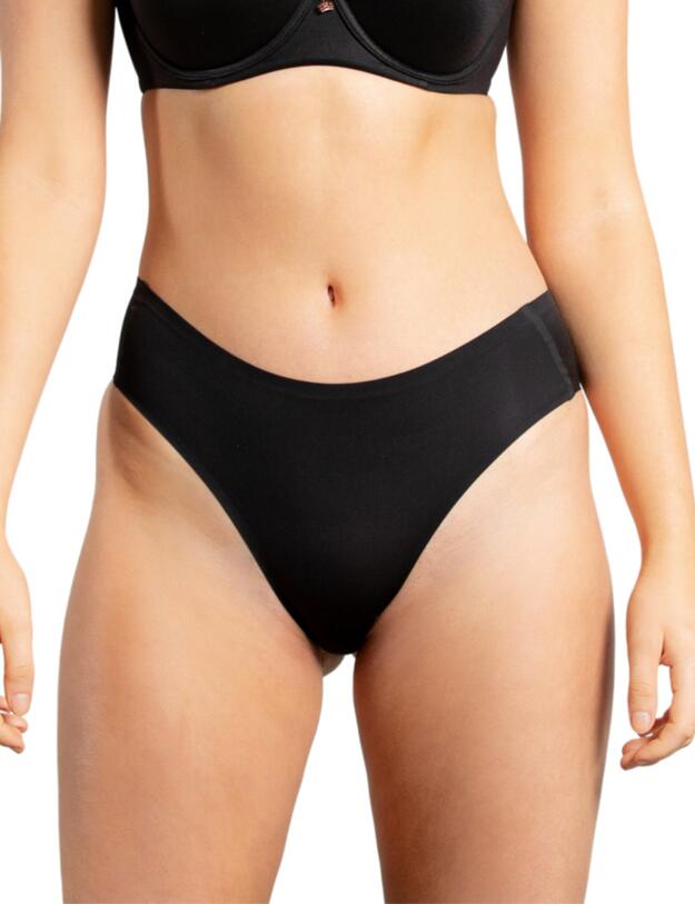 Royal Lounge Intimates Royal Fit Seamless Shorty Brief in Black