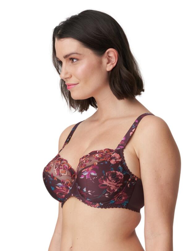 Prima Donna Sevas Balcony Bra Aubergine 