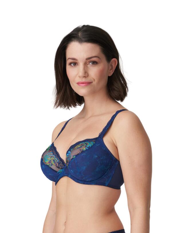 Prima Donna Palace Garden Balcony Bra Sapphire Blue 