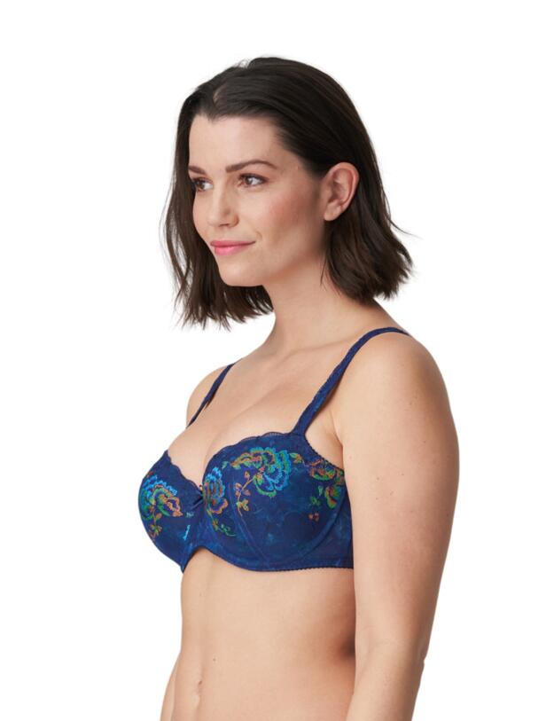 Prima Donna Palace Garden Balcony Bra Sapphire Blue 