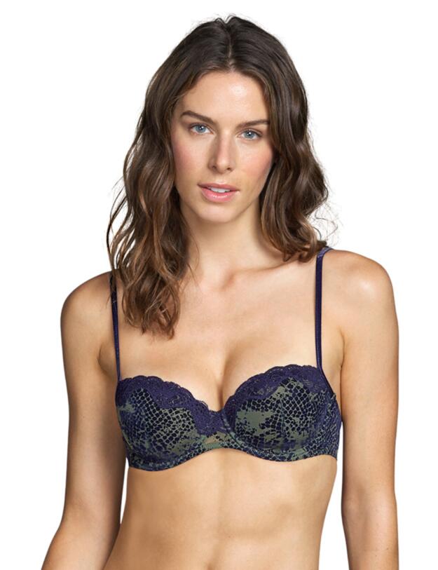 Andres Sarda Mamba Padded Balcony Bra Majestic Blue 