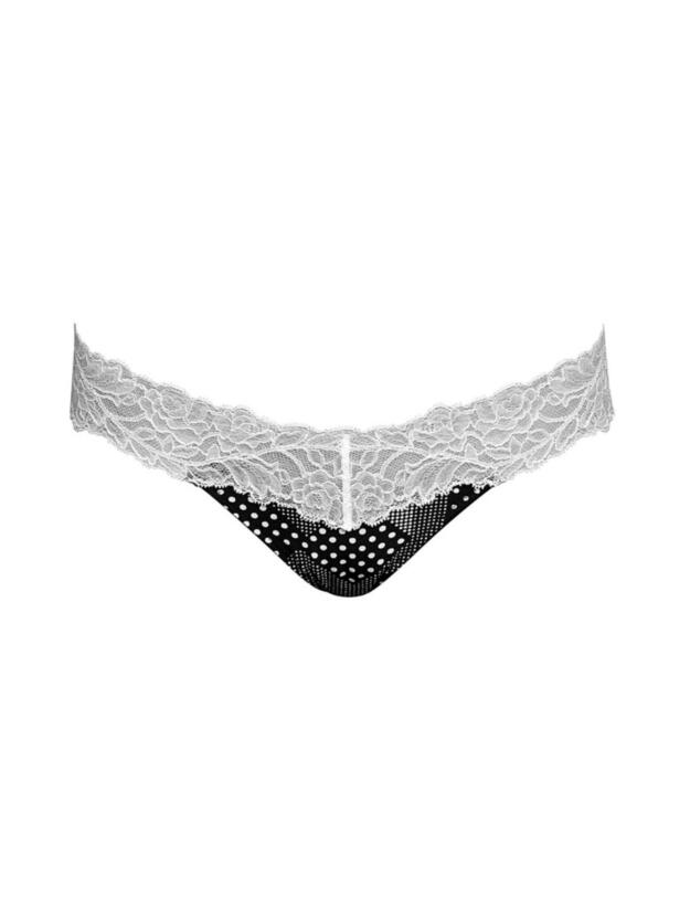 Andres Sarda Flower Short Thong Dots 
