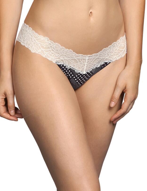 Andres Sarda Flower Short Thong Dots 