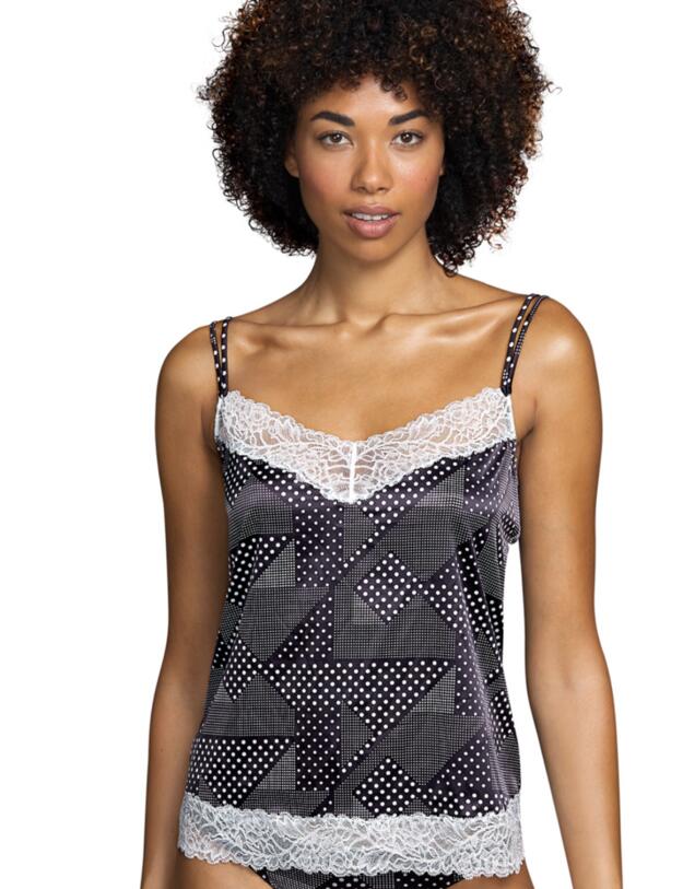  Andres Sarda Flower Pyjama Top Dots 