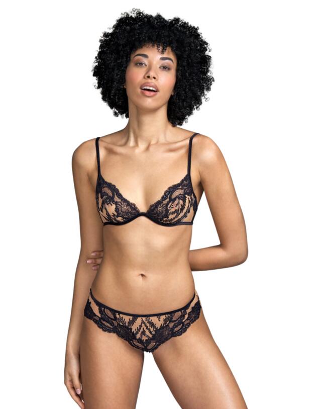 Andres Sarda Renata Short Thong Black