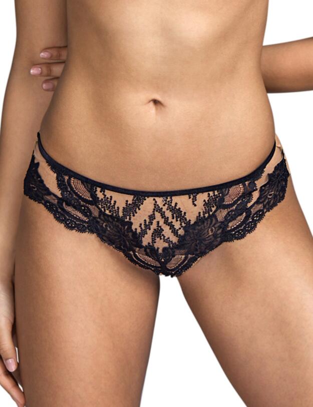 Andres Sarda Renata Short Thong Black