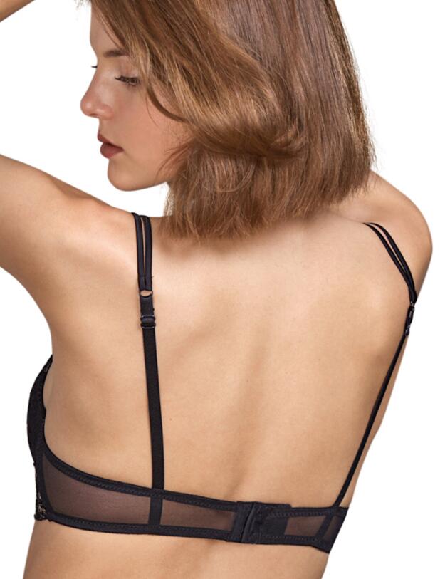Andres Sarda Tamara Push-Up Bra Black