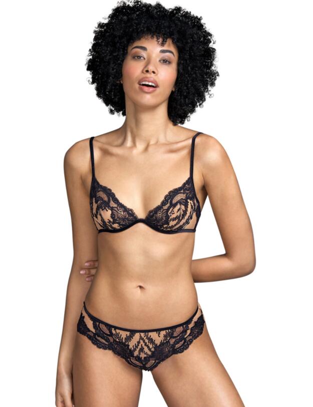 Andres Sarda Renata Full Cup Bra Black