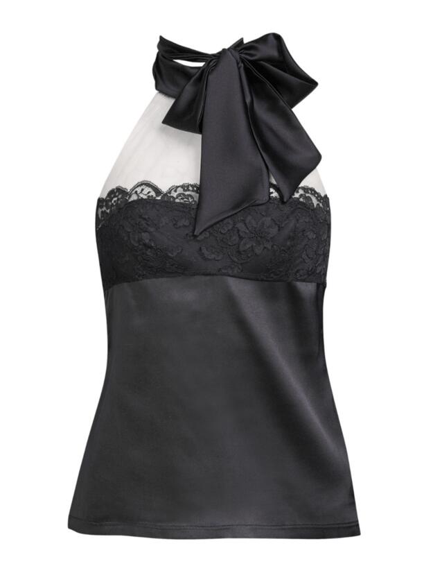 Andres Sarda Tamara Cupless Top Black