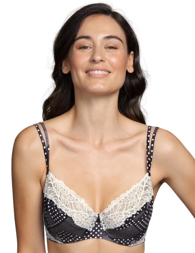 Andres Sarda Flower Full Cup Bra Dots 