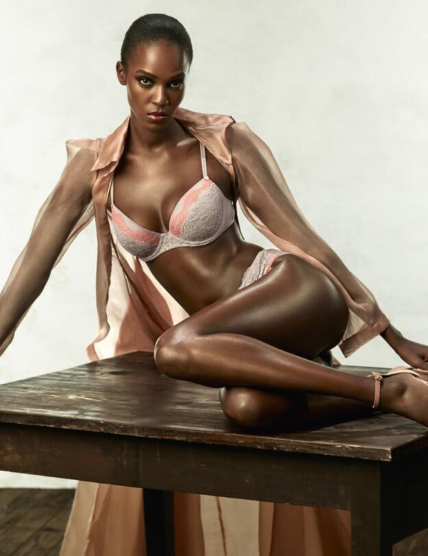 Andres Sarda Margaret Padded Plunge Bra Patine 