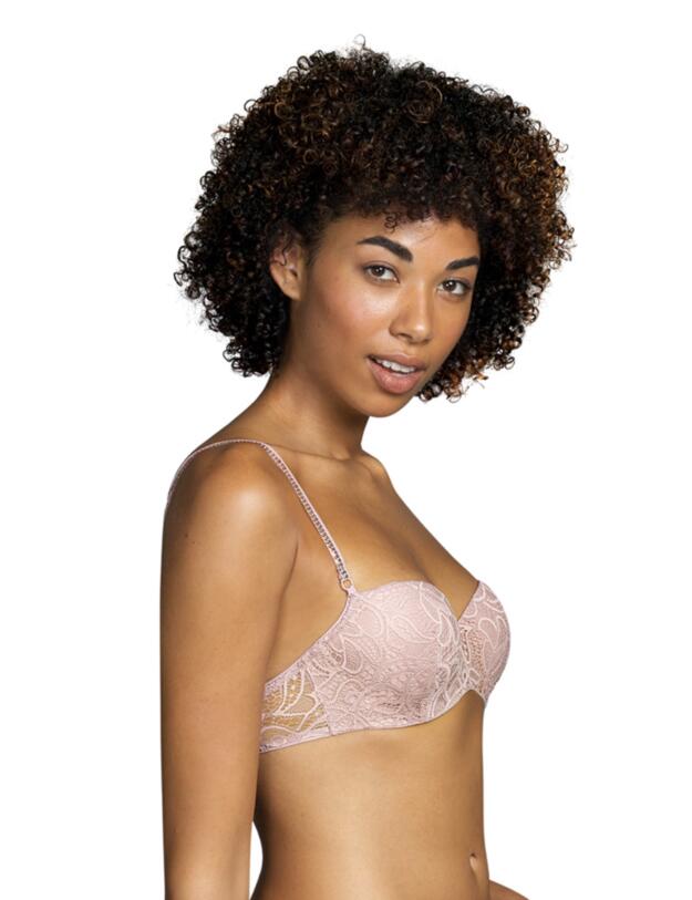 Andres Sarda Lynx Padded Balcony Bra Bois De Rose 