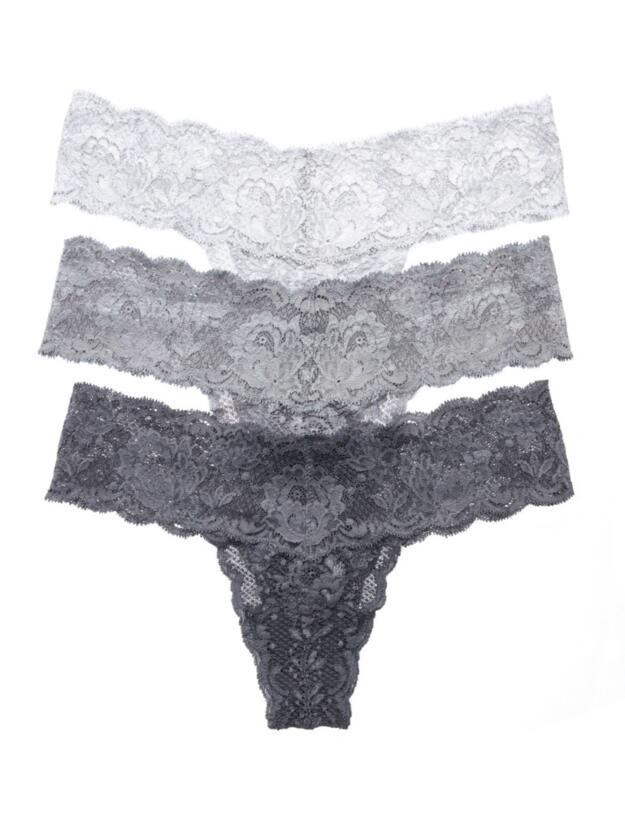 Cosabella NSN 3 Pack Thong Dogry/Platinum/Anthracite