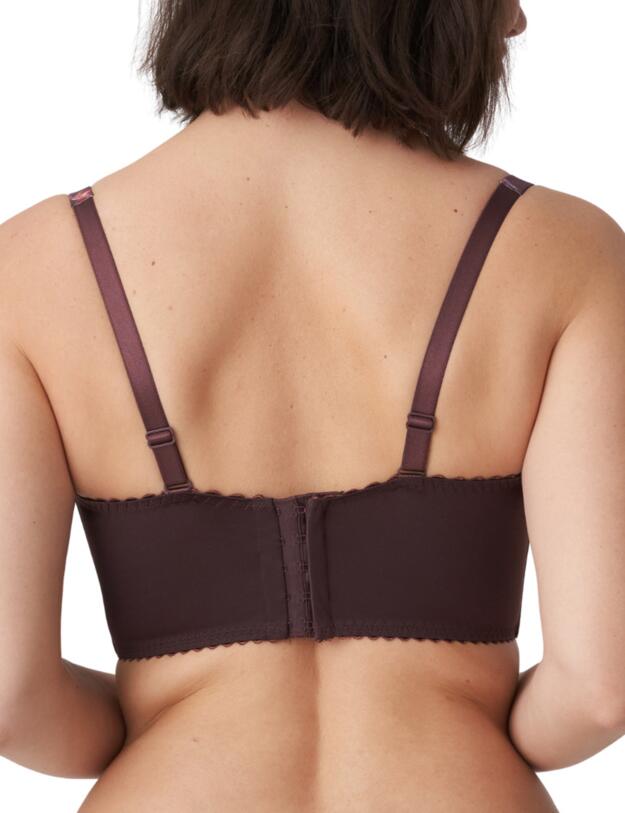 Prima Donna Sevas Plunge Balcony Bra Aubergine