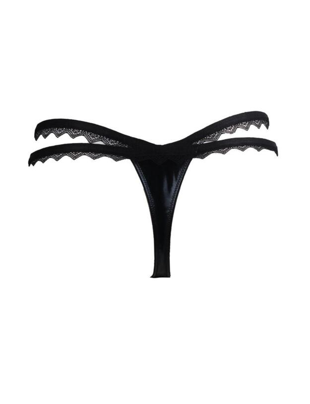 Contradiction by Pour Moi Glow Thong in Black