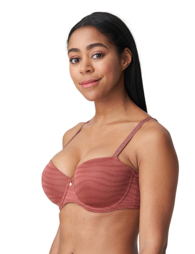 Prima Donna Twist Luzern Balcony Bra Pink Brandy 