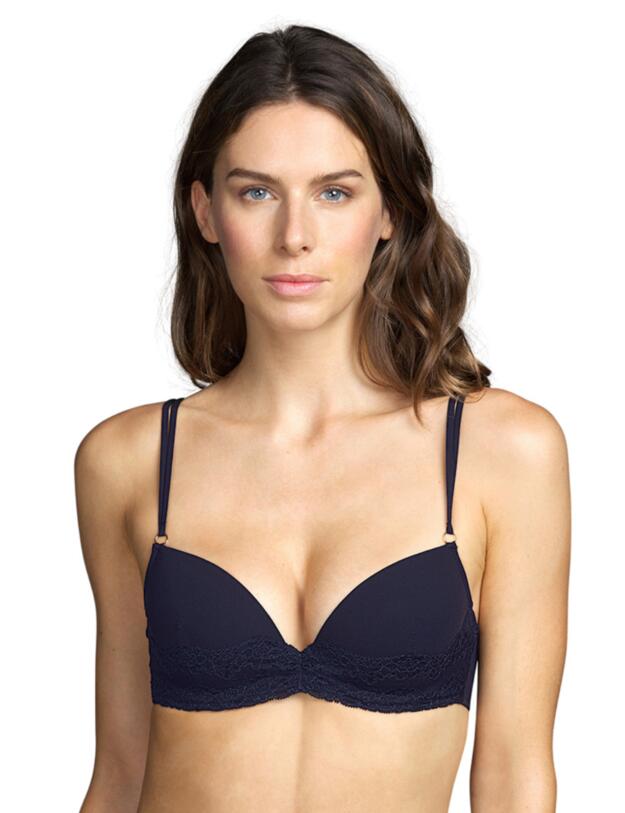 Andres Sarda Verbier Padded Plunge Bra Night Blue