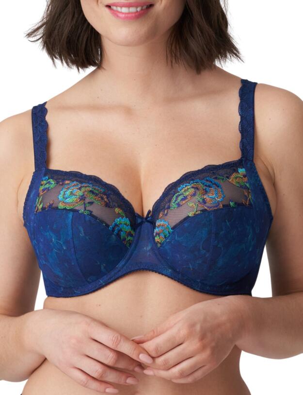 Prima Donna Palace Garden Full Cup Bra Sapphire Blue