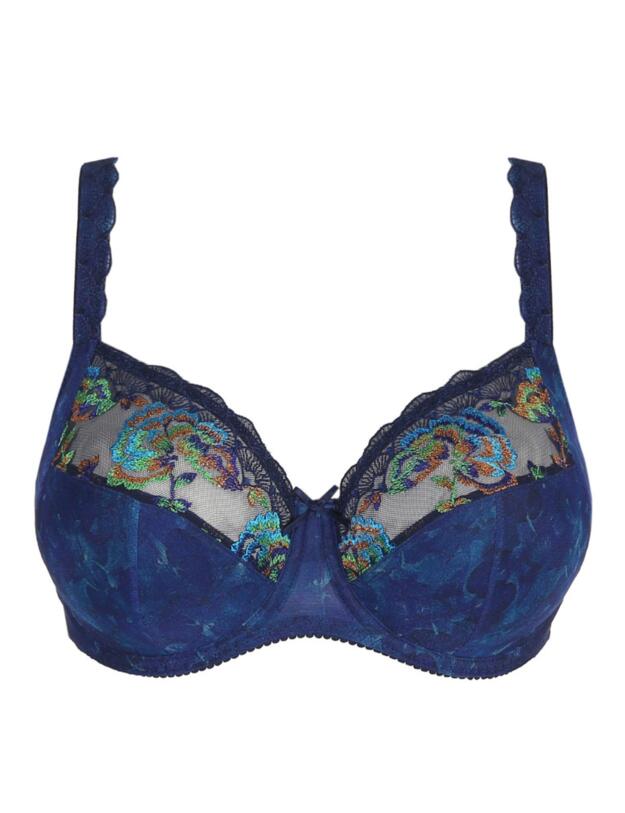 Prima Donna Palace Garden Full Cup Bra Sapphire Blue