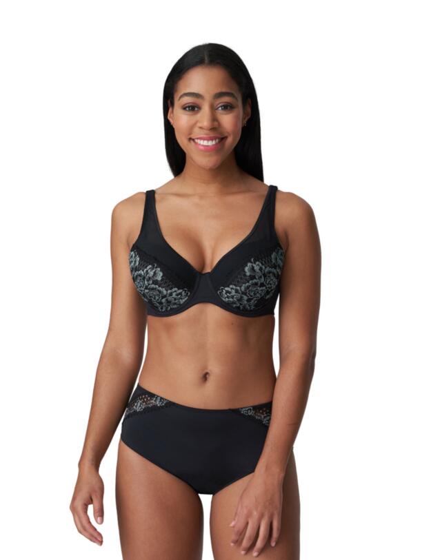 Prima Donna Twist Rose Sauvage Padded Bra Black 
