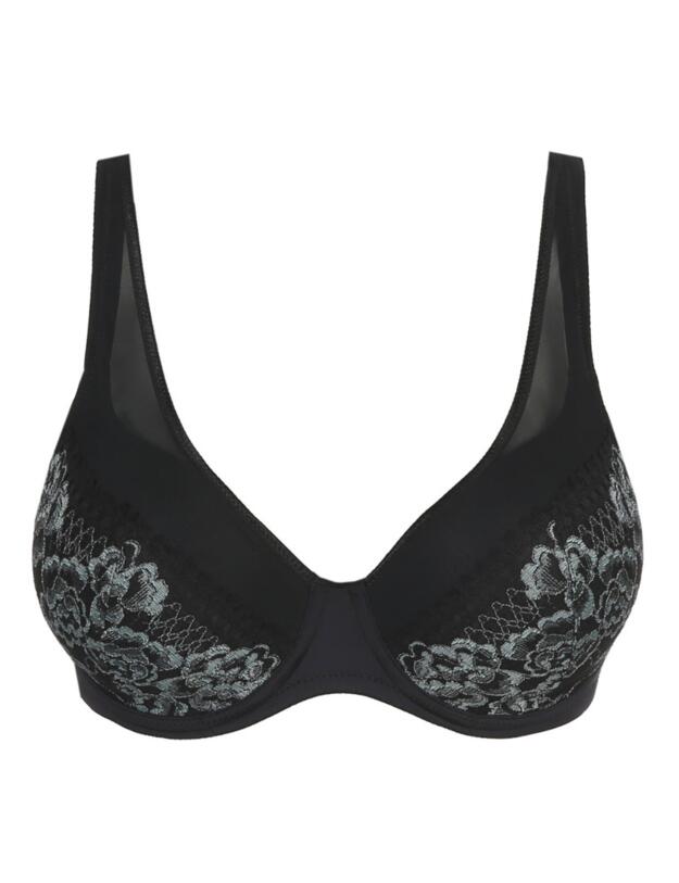Prima Donna Twist Rose Sauvage Padded Bra Black 