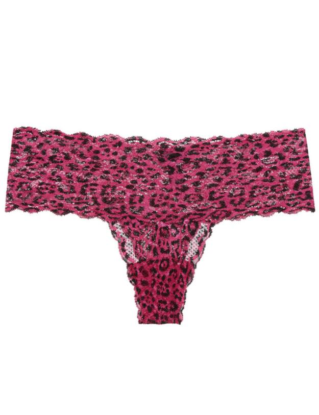 Cosabella Never Say Never Printed Thong Victorian Pink Animal