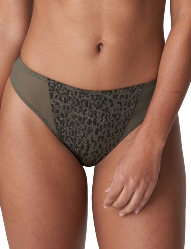 Prima Donna Twist Petit Bijou Thong Reptile 