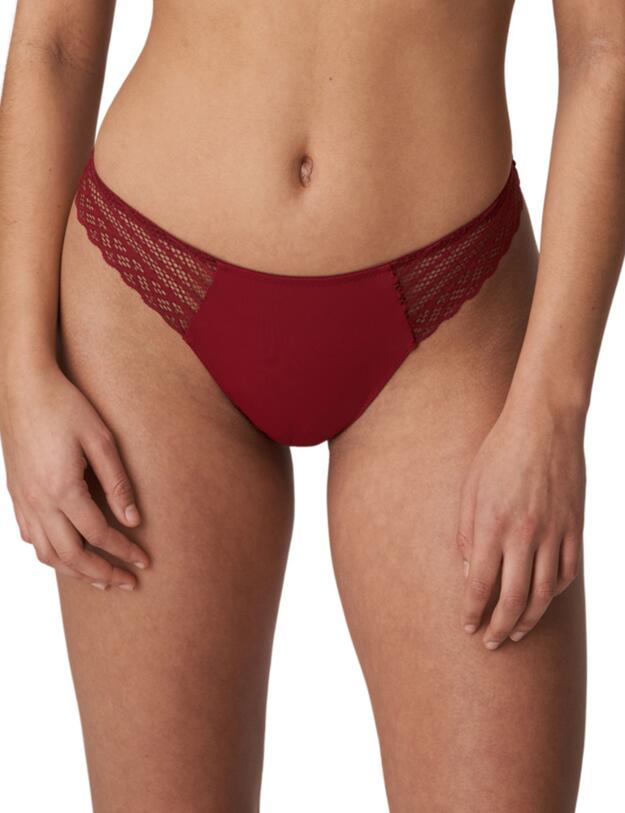 Prima Donna Twist East End Thong Red Boudoir 