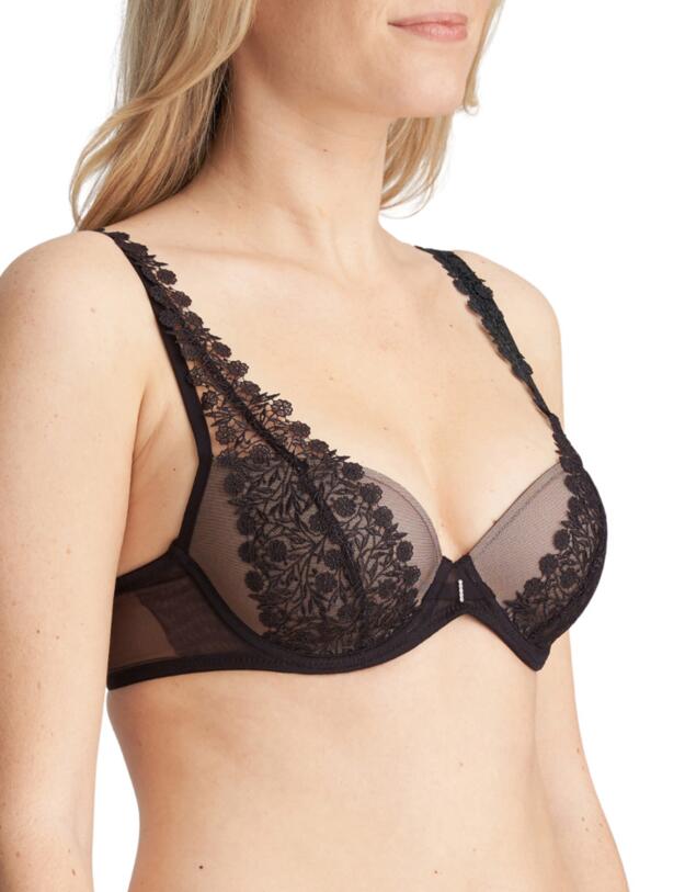 Marie Jo Danae Padded Plunge Bra Black