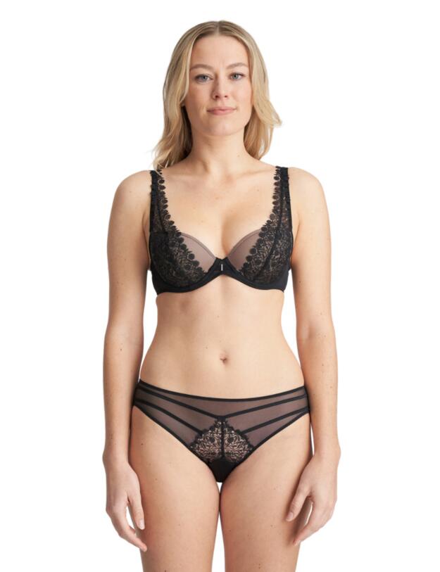 Marie Jo Danae Padded Plunge Bra Black