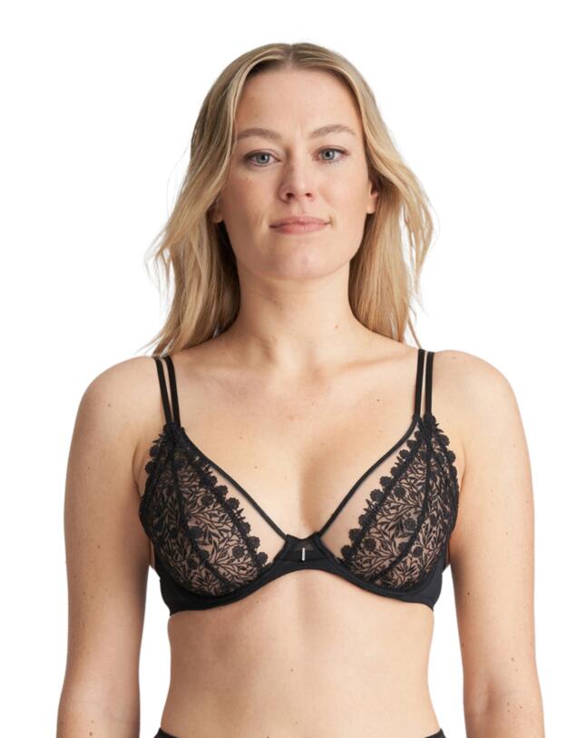 Marie Jo Danae Plunge Bra Black