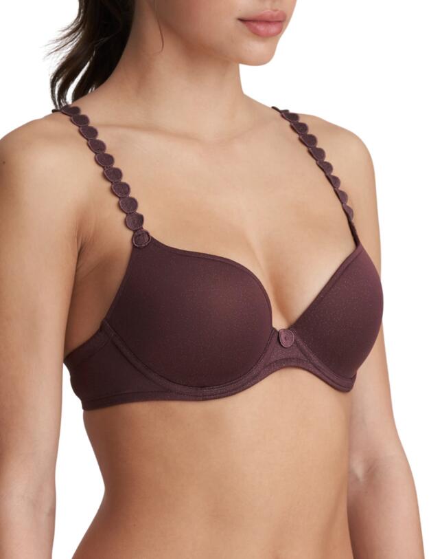 Marie Jo Tom Push-Up Bra Aubergine