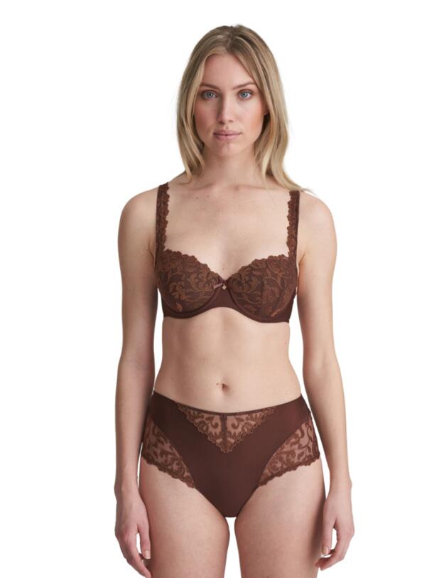 Marie Jo Serena Padded Balcony Bra Chestnut