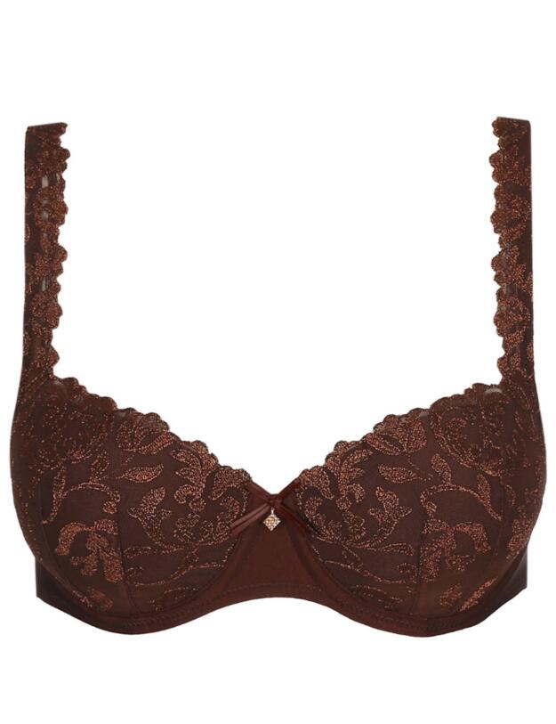 Marie Jo Serena Padded Balcony Bra Chestnut