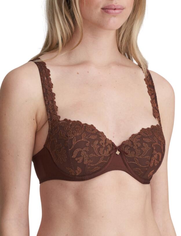 Marie Jo Serena Padded Balcony Bra Chestnut