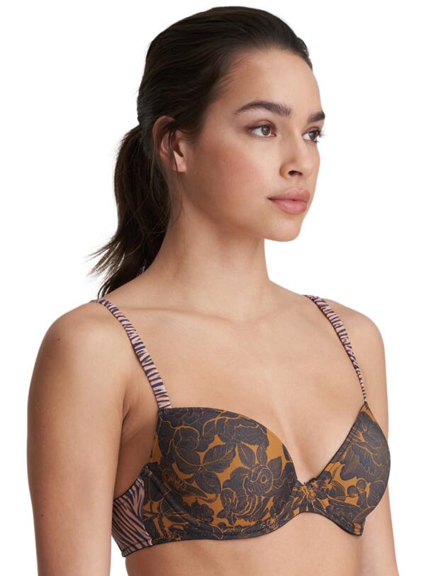 Marie Jo Emmanuel Padded T-shirt Bra in Midnight Blue