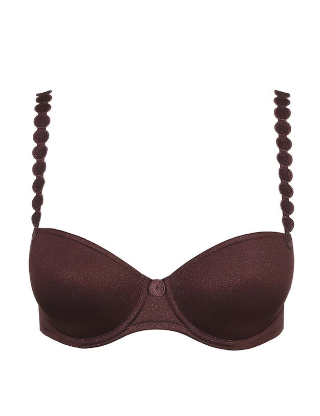 Marie Jo Tom Balcony Bra Aubergine