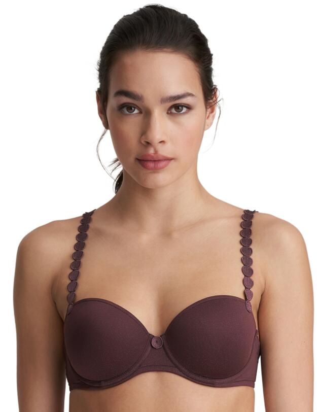 Marie Jo Tom Balcony Bra Aubergine