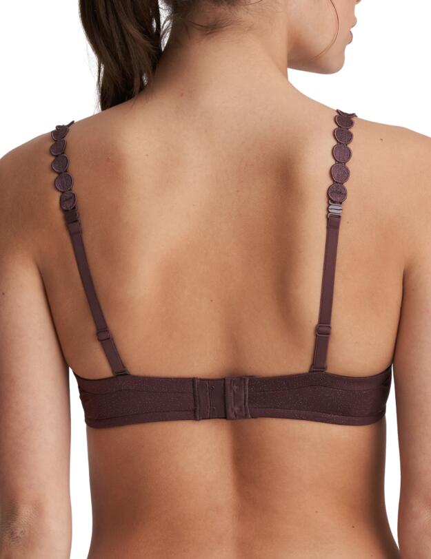 Marie Jo Tom Balcony Bra Aubergine