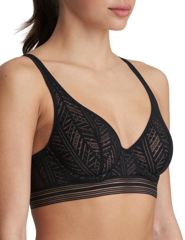 Marie Jo Richard Longline Bra in Black