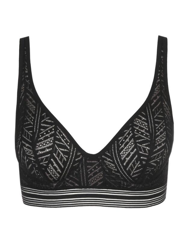 Marie Jo Richard Longline Bra in Black